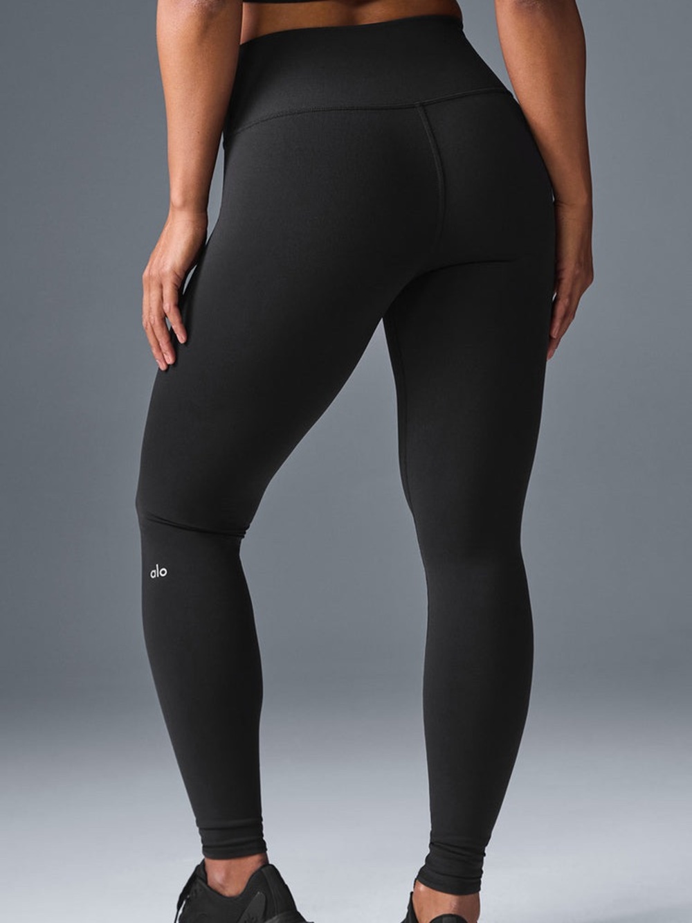 Alo Yoga High Waisted Black Leggings Size Small